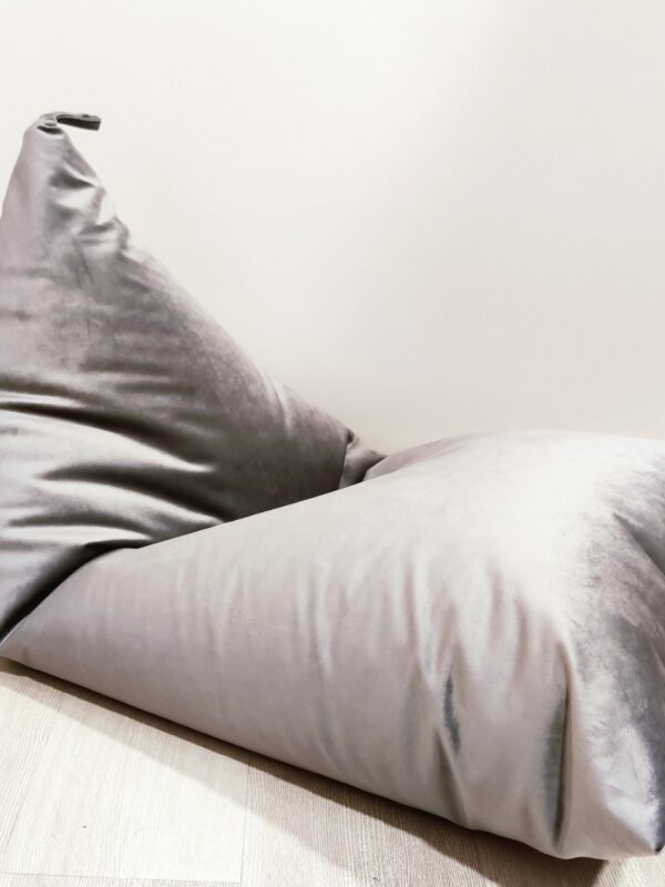 Πουφ Κάθισμα Γκρι