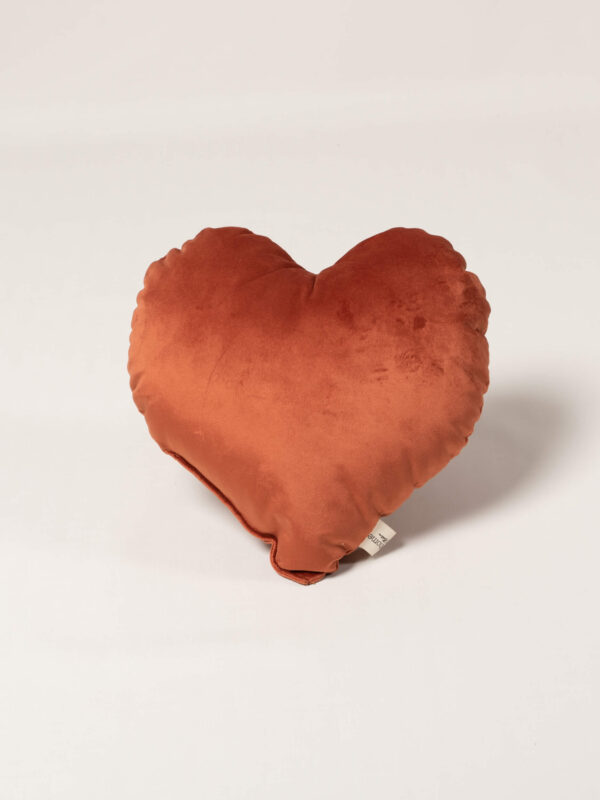 Μαξιλαράκια Velutto Pillows Καρδούλα Κανελί