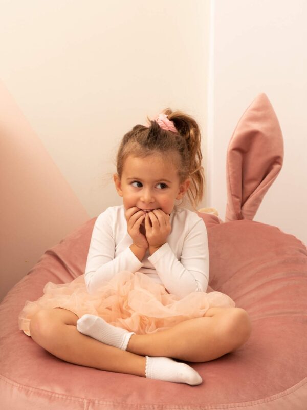 -Πουφ Κουνελάκι Ροζ