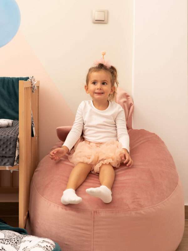 -Πουφ Κουνελάκι Ροζ