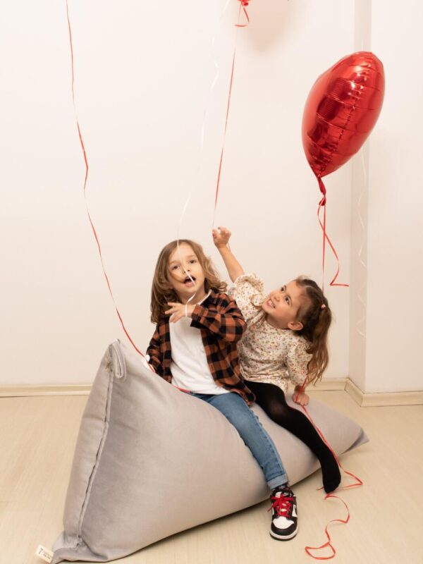 Πουφ Κάθισμα Γκρι