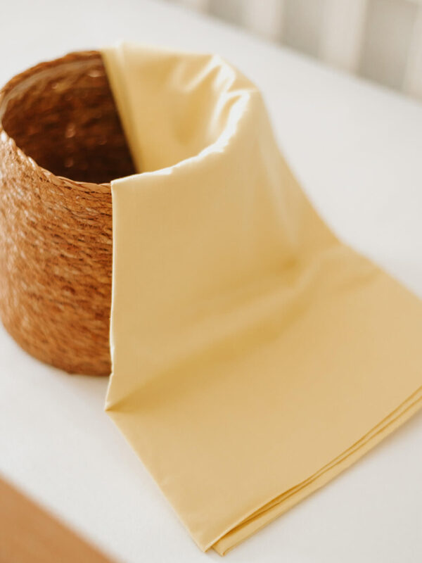 Σεντόνι Μεμονωμένο Monochrome Κίτρινο