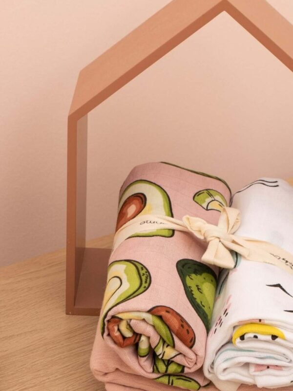 Μουσελίνα-πάνα 070*070cm Αβοκάντο