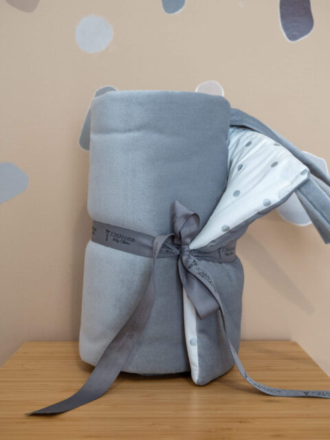 Πάντα Silver Dots & Γκρι 2.10*0.35CM