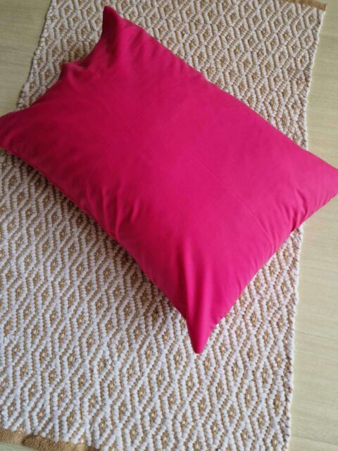 Μαξιλαροθήκη Μεμονωμένη Monochrome Φουξια 35*50