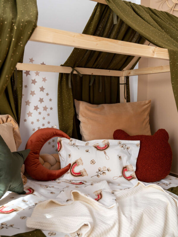 -Σεντόνι Μεμονωμένο Macrame Κούνιας Λάστιχο 115*180