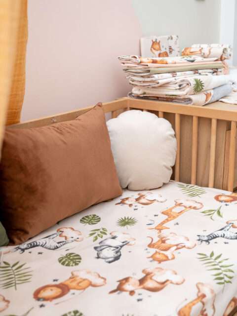 -Σεντόνι Μεμονωμένο Jungle Κούνιας 115*180