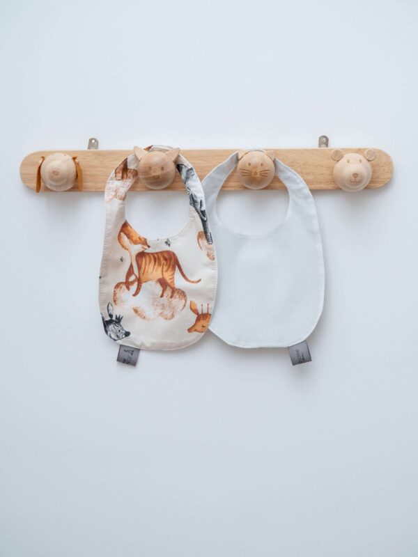 -Σετ Αδιάβροχες Χειροποίητες Σαλιάρες Jungle - Μέντα