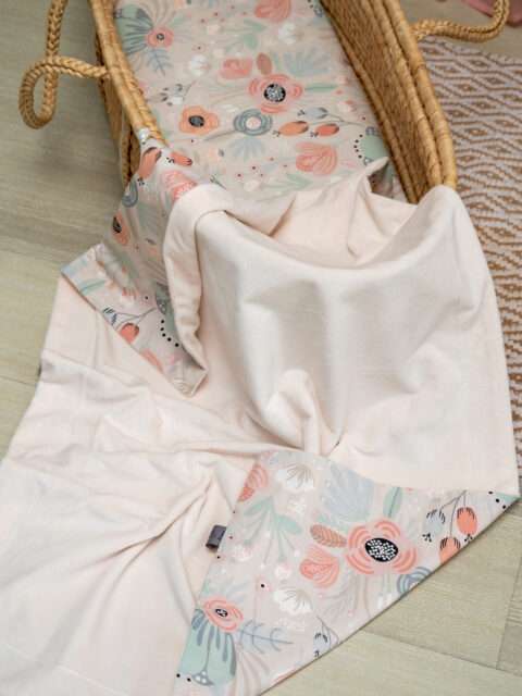 -Κουβέρτα & μαξιλαράκι Garden Εκρού