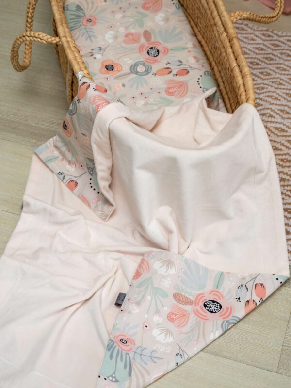 -Κουβέρτα & μαξιλαράκι Garden Εκρού