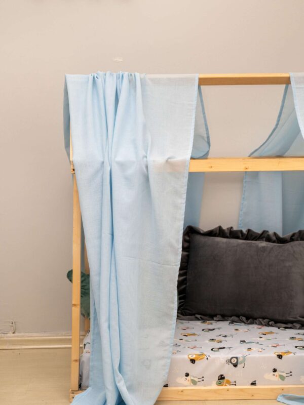 -Σιελ γάζα Κουνουπιέρα για κρεβάτι σπιτάκι 135*215 cm(2τμχ.)