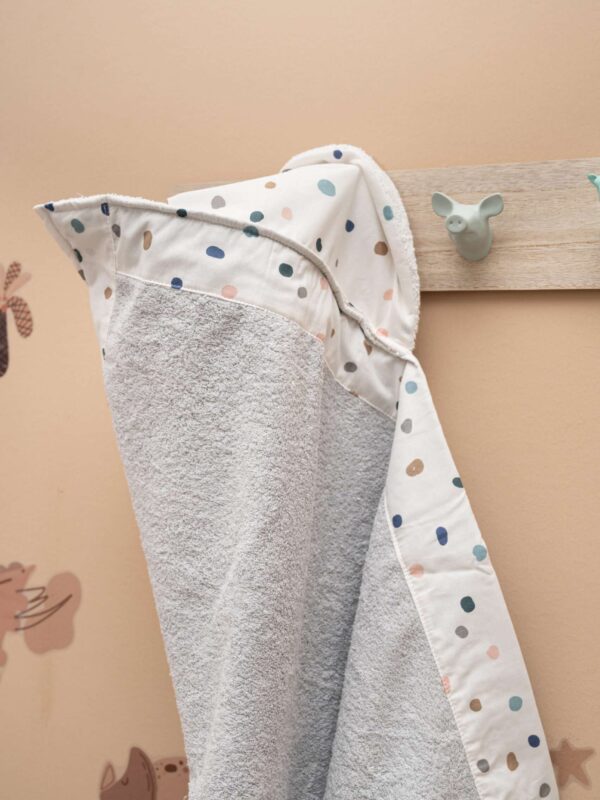 -Κάπα Μπουρνουζάκι Confetti Γκρι