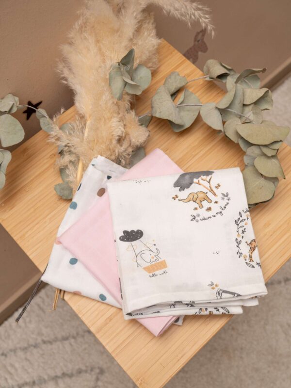 Σετ πάνες αγκαλιάς (pink,ele,conf)