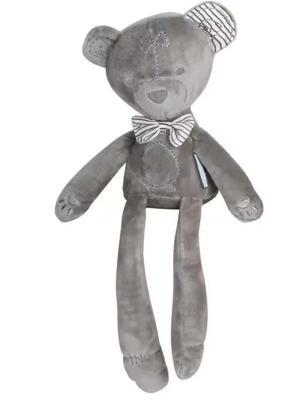 -Νάνι παιχνίδι αγκαλιάς Τίνος ο Αρκουδίνος (γκρί)