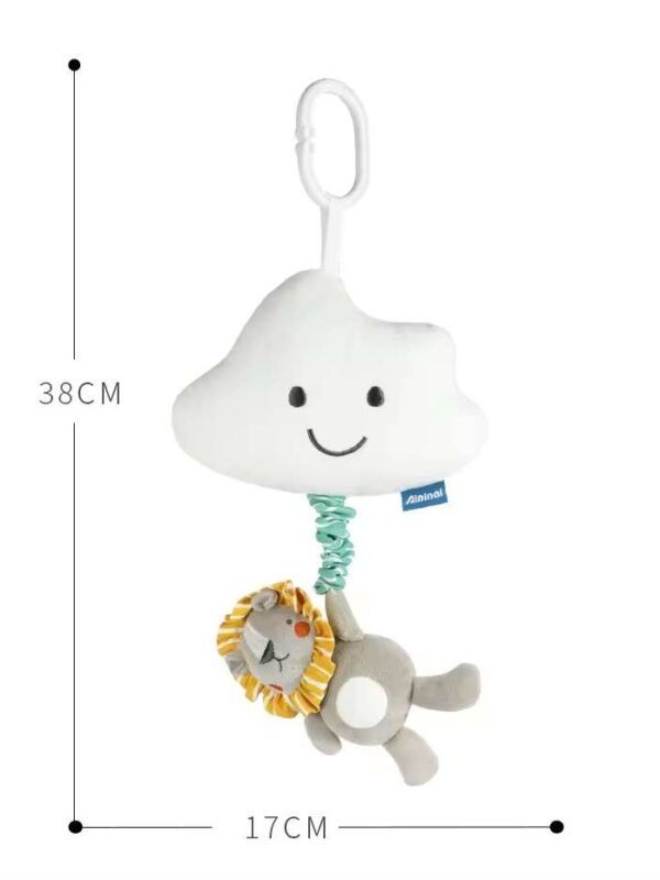 -Μουσικό Κρεμαστό Βρεφικό Σύννεφο Λευκό