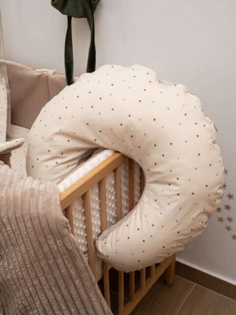 Μαξιλάρι Θηλασμού Beige Hearts Beige