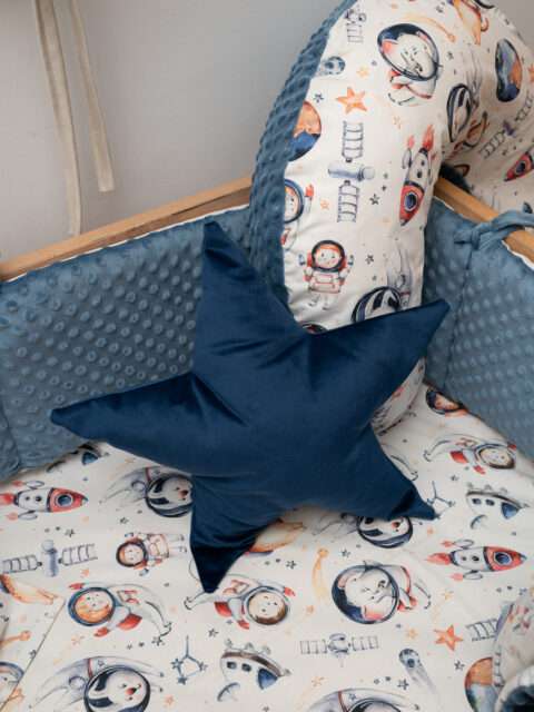 -Πάντα διπλής όψης Λευκό -Μπλέ 210*25