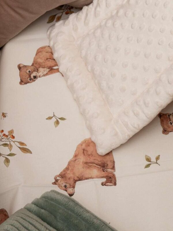 -Σεντόνι Μεμονωμένο Λίκνου Beary Cute 070*110 Λάστιχο