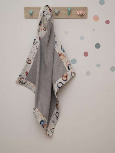 -Κάπα Μπουρνουζάκι Astronaut 1,20*1,20 Γκρι