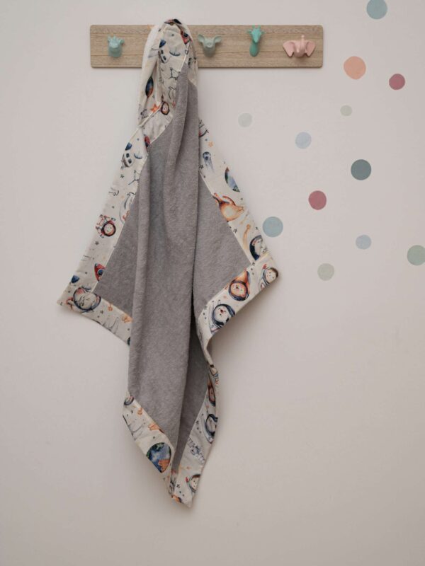 -Κάπα Μπουρνουζάκι Astronaut 1,20*1,20 Γκρι