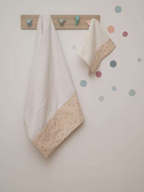 -Σετ Πετσέτες Beige Hearts (2 τεμ.)