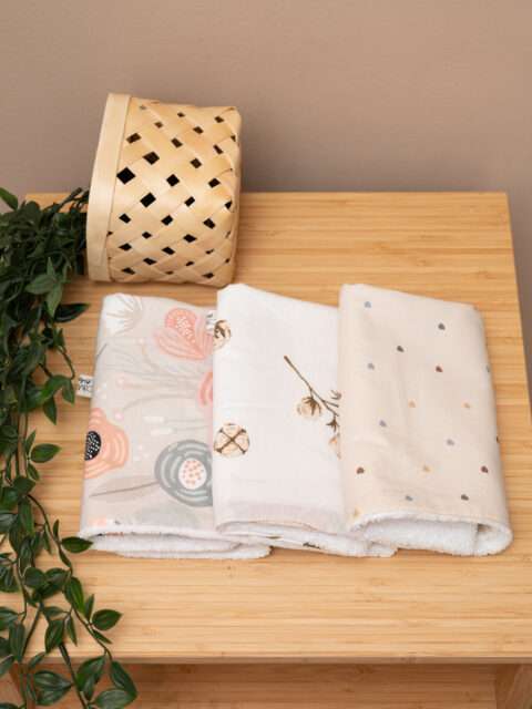 -Σετ Πετσετάκια Λευκό (garden,macrame,beige hearts)