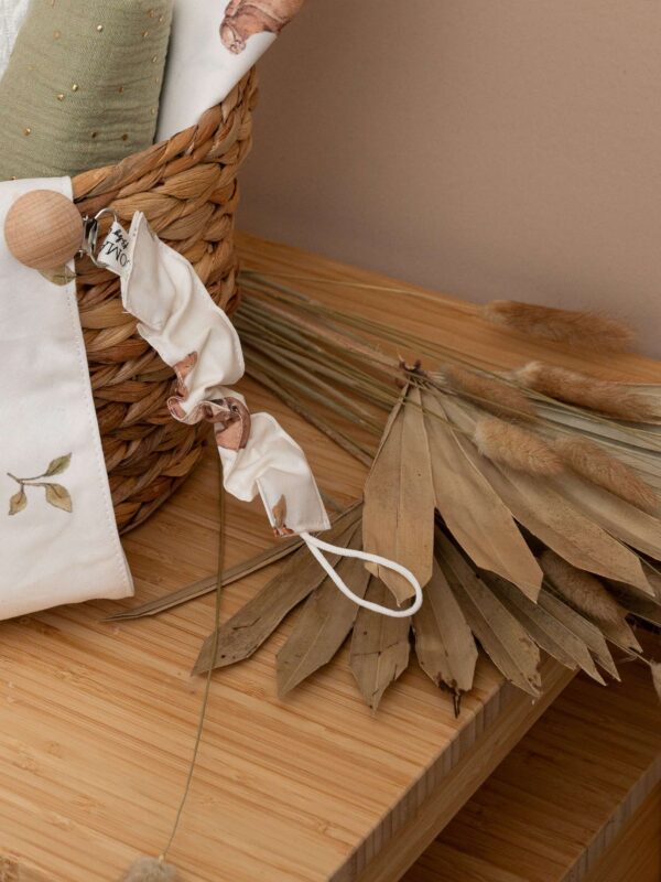 Κλιπ πιπίλας Βear-y Cute από 100% βαμβάκι