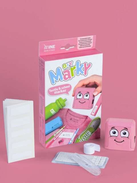 -COLOP Arts & Crafts Σφραγίδα Υφασμάτων & τάπερ DIY Marky - Pink