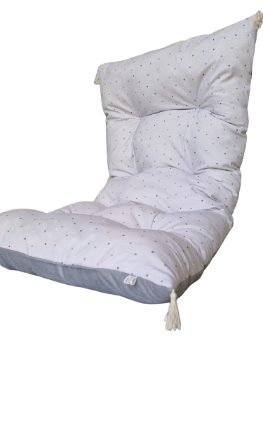 Μαξιλάρα Δαπέδου Ορθογώνια (125*60*7) Grey - stars