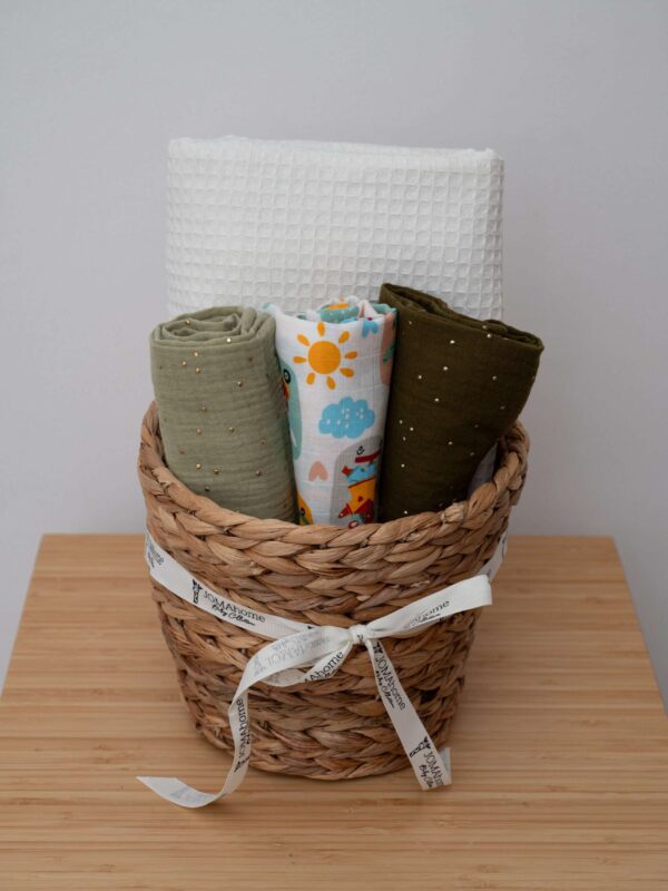 -Καλαθάκι Δώρου Oh Baby 1 (πικέ & πανούλες)