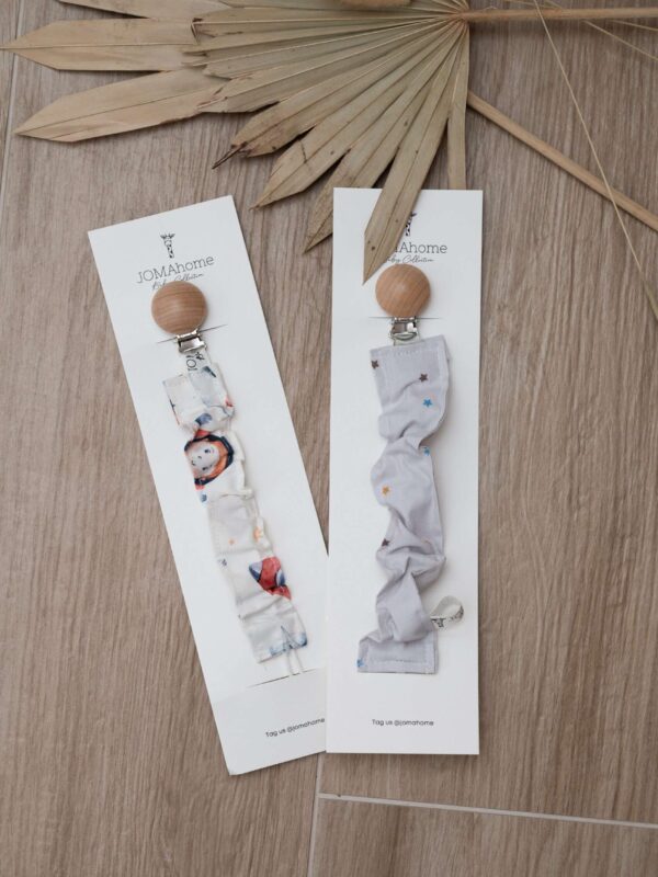 Κλιπ πιπίλας Grey Stars