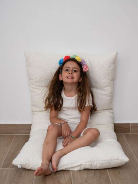 Μαξιλάρα Δαπέδου Ορθογώνια Τeddy -Μπουκλέ (125*60*7)