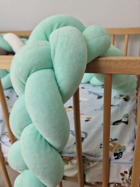 -Πάντα Πλεξούδα Velvet Μέντα