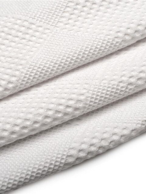 ΚΟΥΒΕΡΤΑ ΠΙΚΕ Μονόχρωμη 120X150 Λευκό 100% Cotton