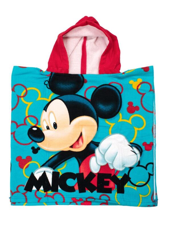 Πόντσο Θαλάσσης Quick Dry Disney Home Mickey 05 50X100 Sky Blue 100% Microfiber