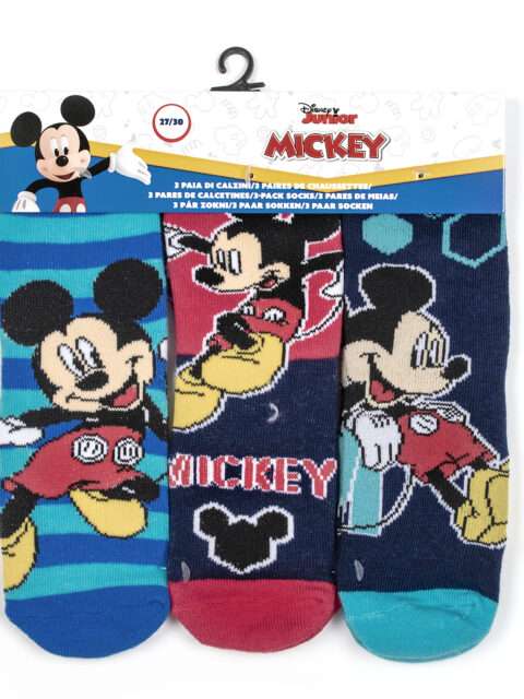 Παιδικές Κάλτσες Σετ 3 ζεύγη Mickey 32 Blue