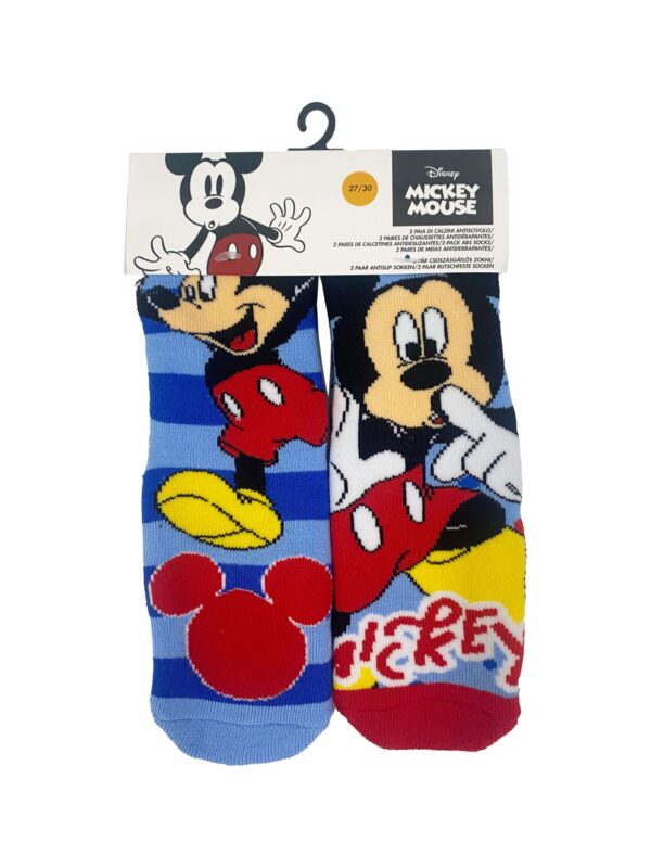 Παιδικές Κάλτσες Σετ 2 ζεύγη Mickey Πατουσάκια