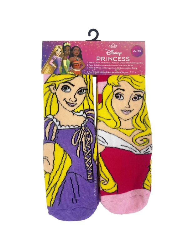 Παιδικές Κάλτσες Σετ 2 ζεύγη Πριγκίπισσες Pink Disney