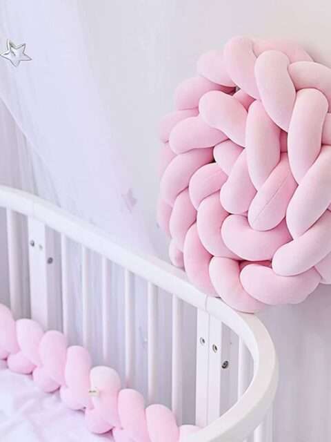 -Πάντα Πλεξούδα Velvet Light Pink