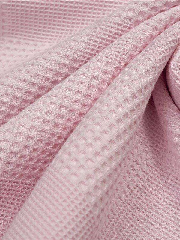 Κουβέρτα Πικέ Μονόχρωμη 220X250 Ροζ 100% Cotton