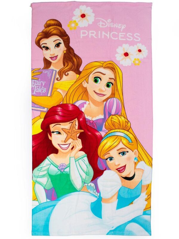 Πετσέτα Θαλάσσης Quick Dry Disney Home Princess 29 70X140 Coral 100% Microfiber