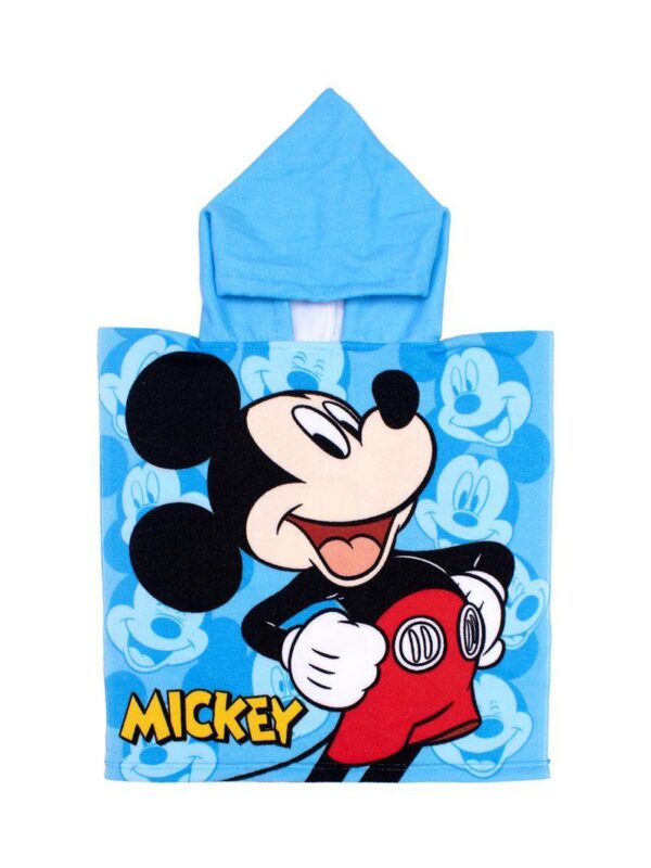 Πόντσο Θαλάσσης Quick Dry Disney Home Mickey 89 50X100 Sky Blue 100% Microfiber