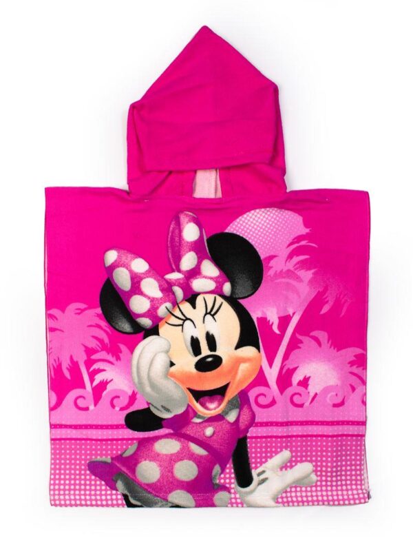 Πόντσο Θαλάσσης Quick Dry Disney Home Minnie 05 50X100 Fuchsia 100% Microfiber