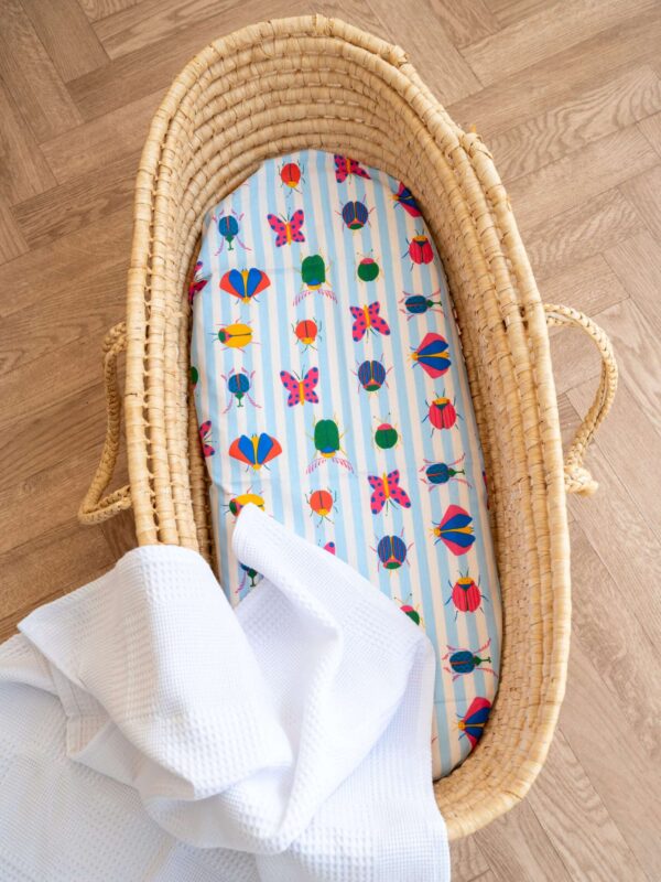 -Σεντόνι Μεμονωμένο Λίκνου Beetles 070*110 Λάστιχο