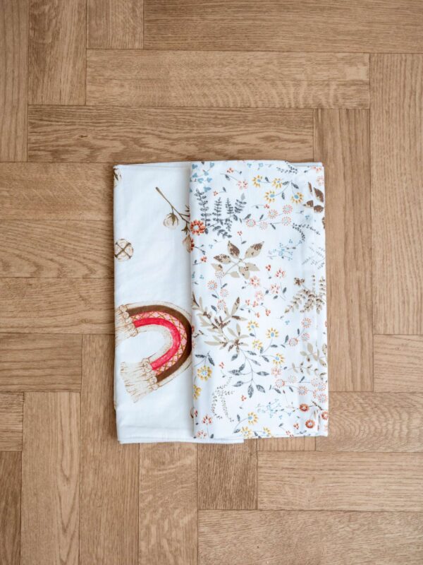 -Σετ Σελτεδάκια Αδιάβροχα 2 τεμ. Spring Flower- Macrame