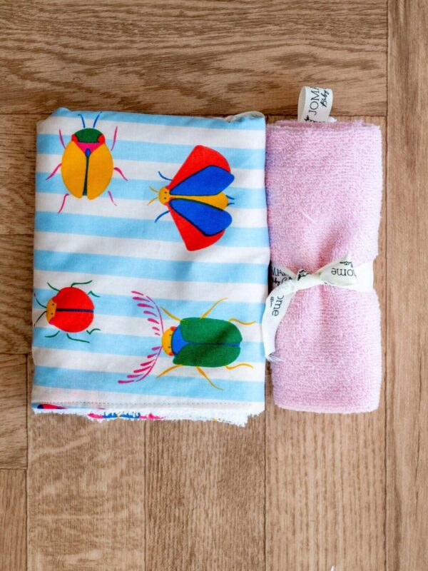 Σετ Πετσετάκια Beetles- Ροζ