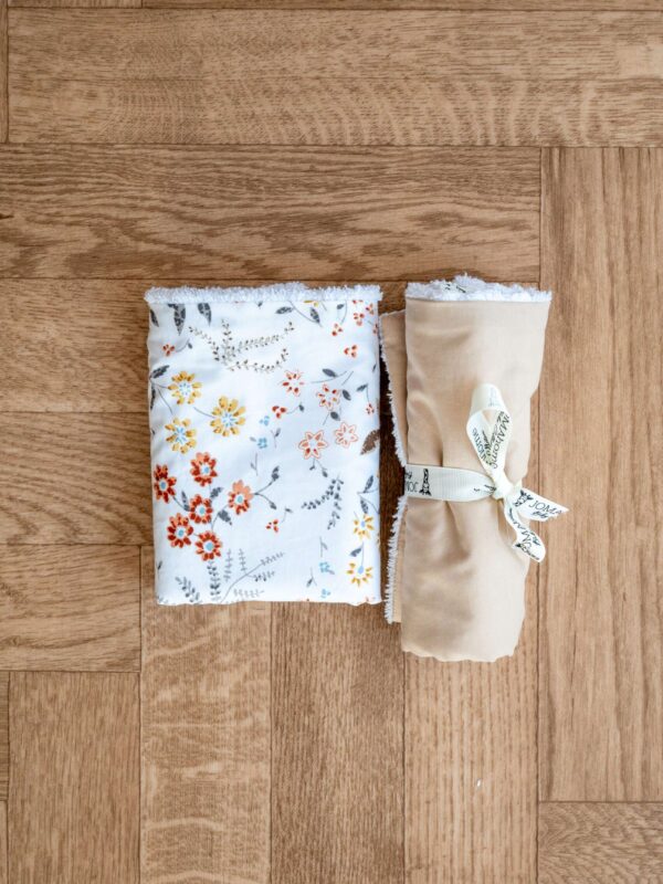 Σετ Πετσετάκια Spring Flower- Dark Beige