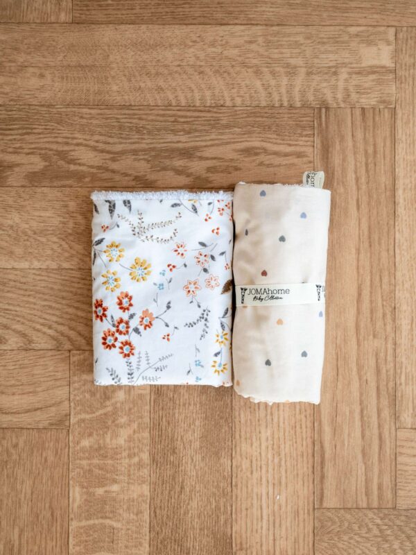 Σετ Πετσετάκια Beige Hearts- Spring Flower