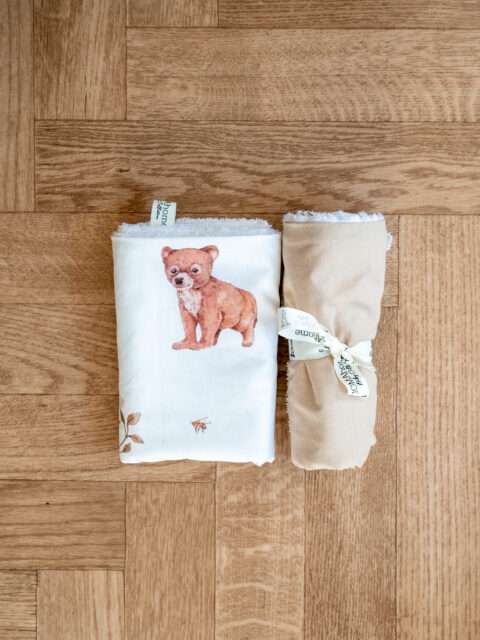 -Σετ Πετσετάκια Beary Cute -Beige