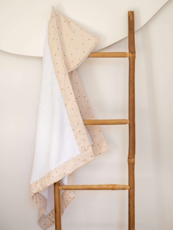 -Κάπα Μπουρνουζάκι Beige Stars 80*80